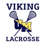 UM viking lacrosse logo with sticks